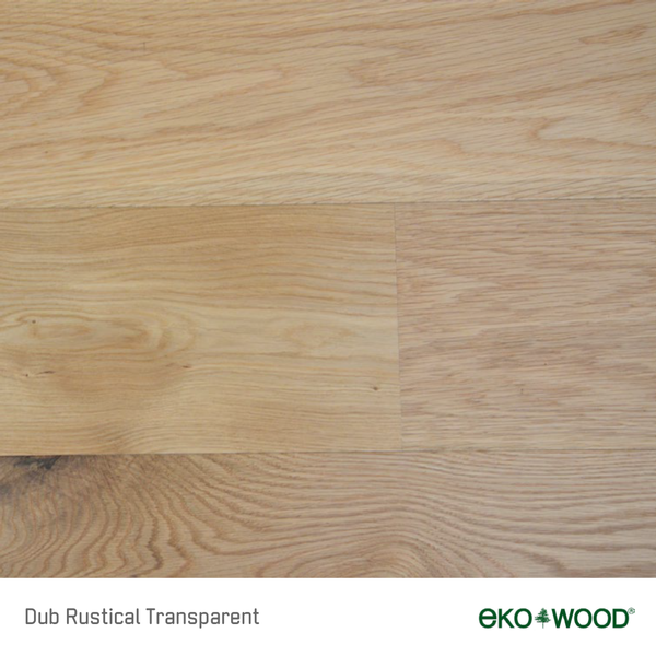 Dub Rustical Transparent – drevená podlaha